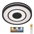 Briloner - LED prigušiva stropna svetiljka RIPPLE LED/24W/230V 3000-6500K + daljinski upravljač
