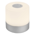 Briloner - LED punjiva dodirna stona lampa za spoljašnju upotrebu, s prigušiva funkcijom, LED/2W/5V 2700K IP44 1200 mAh, mat hrom