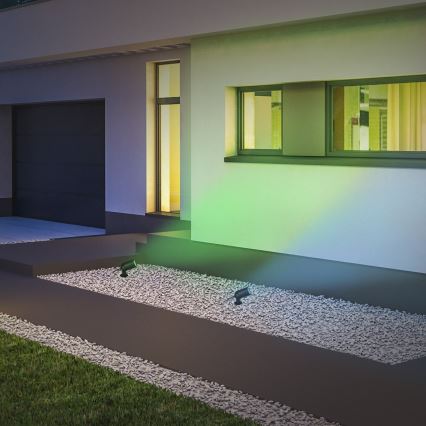 Briloner - LED RGBW prigušiva spoljašnja svetiljka LED/4,4W/230V 2700/4000/6500K IP44 Wi-Fi Tuya