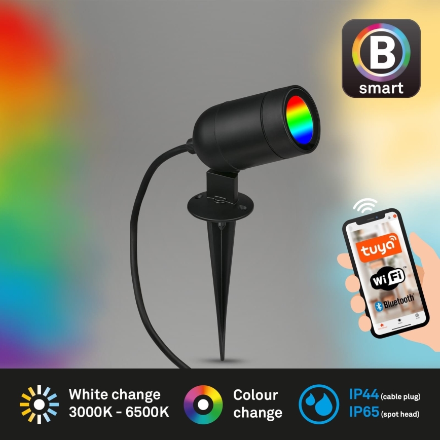 Briloner - LED RGBW prigušiva spoljašnja svetiljka LED/4,4W/230V 2700/4000/6500K IP44 Wi-Fi Tuya