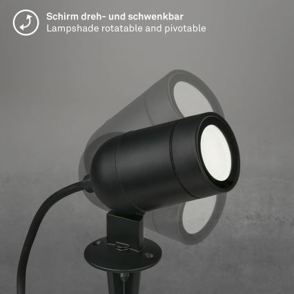 Briloner - LED RGBW prigušiva spoljašnja svetiljka LED/4,4W/230V 2700/4000/6500K IP44 Wi-Fi Tuya