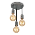 Briloner - Luster na sajli HENGA 3xE27/60W/230V