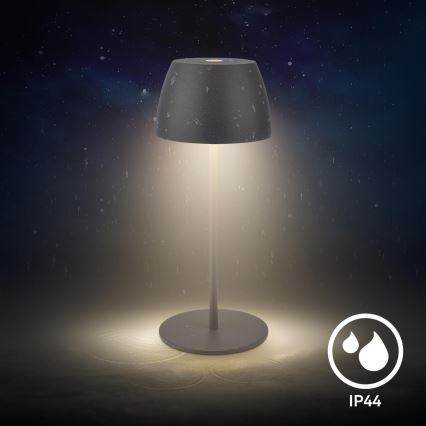 Briloner - LED prigušiva punjiva dodirna spoljna stona lampa MINI LED/2,5W/5V IP44 1800 mAh antracit