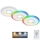 Briloner - SET 3x LED RGBW prigušiva kupatilska ugradna svetla LED/5W/230V 3000-6500K IP44 + daljinski upravljač