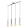Briloner - Srebrni luster na sajli LONGA 4xE27/60W/230V