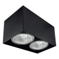 Brosline - Spot svetiljka 2x GU10/10W/230V, crna