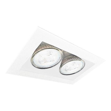 Brosline - Ugradno stropno svetlo 2xGU10/10W/230V belo