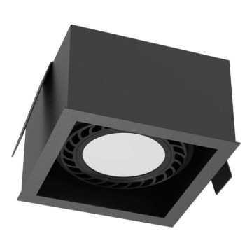 Brosline - Ugradno svetlo za spušteni plafon 1xGU10/18W/230V crna
