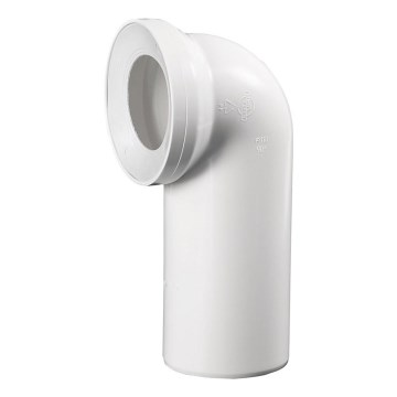 Bruckner - 90° koleno za priključak na WC, 11 cm, belo