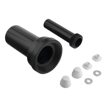 Bruckner - Priključni set za viseći WC 25 cm crna