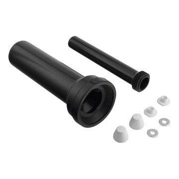 Bruckner - Priključni set za viseći WC 35 cm, crni