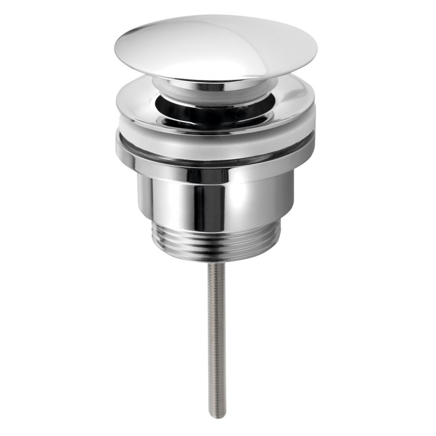 Bruckner - Slivnik za umivaonik bez preliva CLICK-CLACK, prečnik 6,4 cm, sjajni hrom