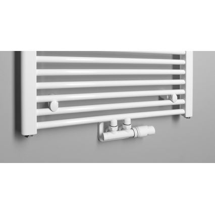 Bruckner - Termostatski priključni set za središnje priključenje WICHER bela