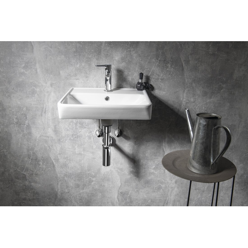 Bruckner - Ugradni umivaonik NEON 45x41,5 cm keramika/bela