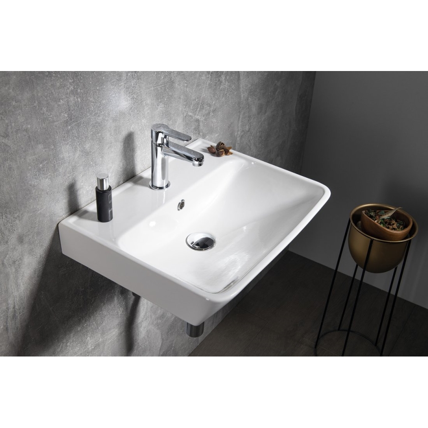 Bruckner - Ugradni umivaonik NEON 50x41,5 cm keramika/bela