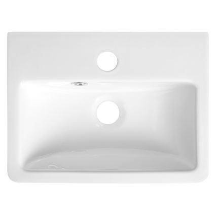 Bruckner - Umivaonik NOAM 37,5x28 cm keramika/bela