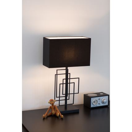 ByRydens - Stona lampa PARAGON 1xE27/5W/230V crna