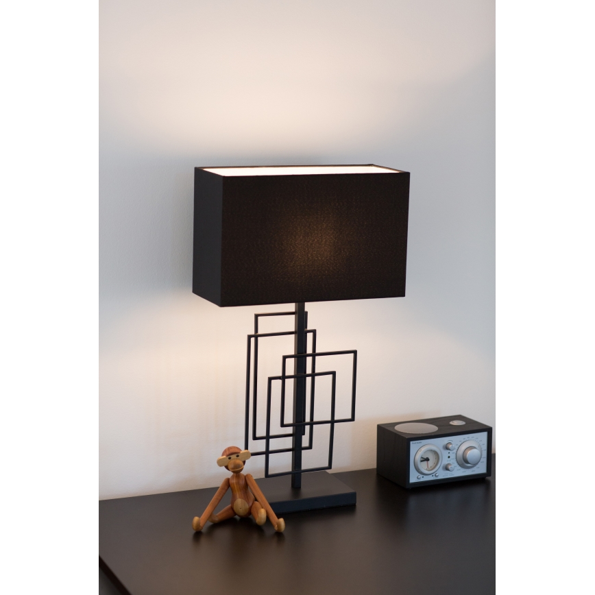 ByRydens - Stona lampa PARAGON 1xE27/5W/230V crna