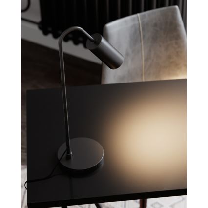 ByRydens - Stona lampa CURVE 1xGU10/7W/230V crna