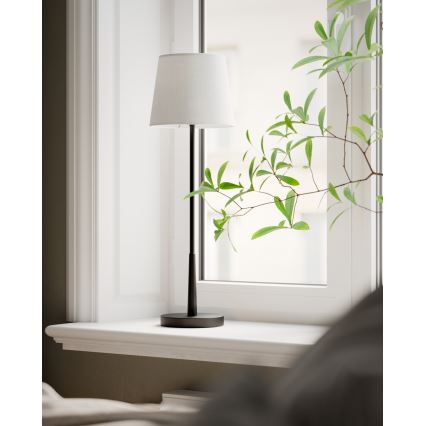 ByRydens - Stona lampa LUMI 1xE27/8W/230V bela/crna 68,5 cm