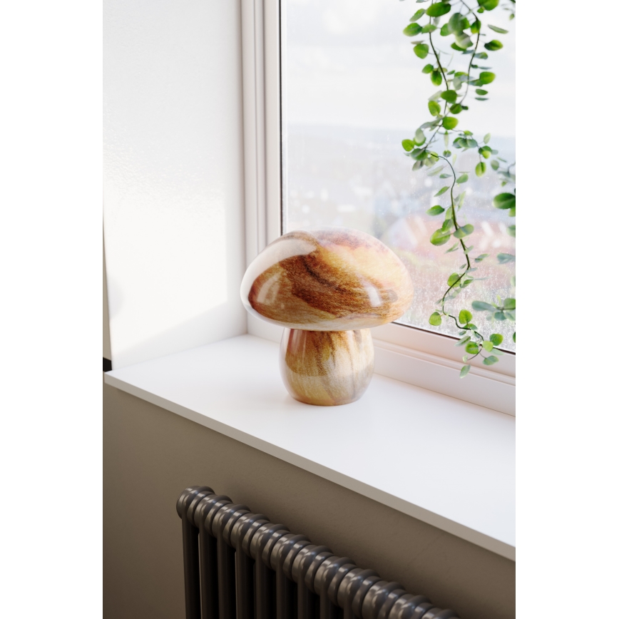 ByRydens - Stona lampa MIRA MUSHROOM 1xE27/8W/230V braon