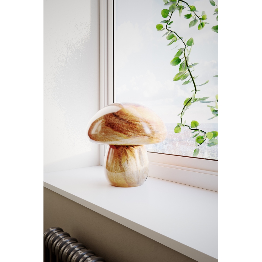 ByRydens - Stona lampa MIRA MUSHROOM 1xE27/8W/230V braon