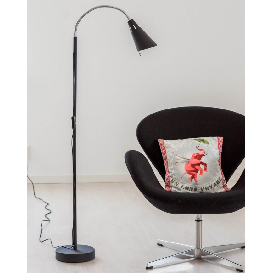 ByRydens - Stojeća lampa BEST 1xE14/5W/230V crna