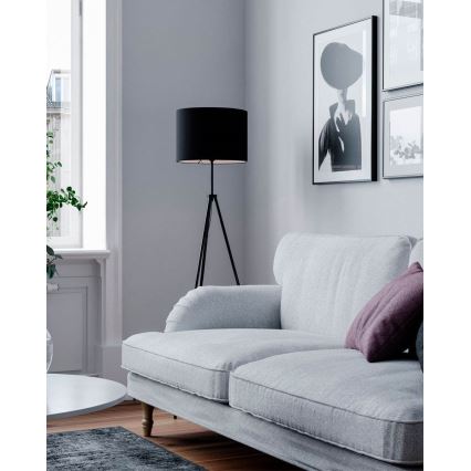ByRydens - Podna lampa RINA 1xE27/5W/230V crna