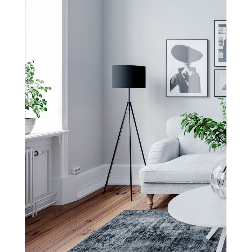 ByRydens - Podna lampa RINA 1xE27/5W/230V crna