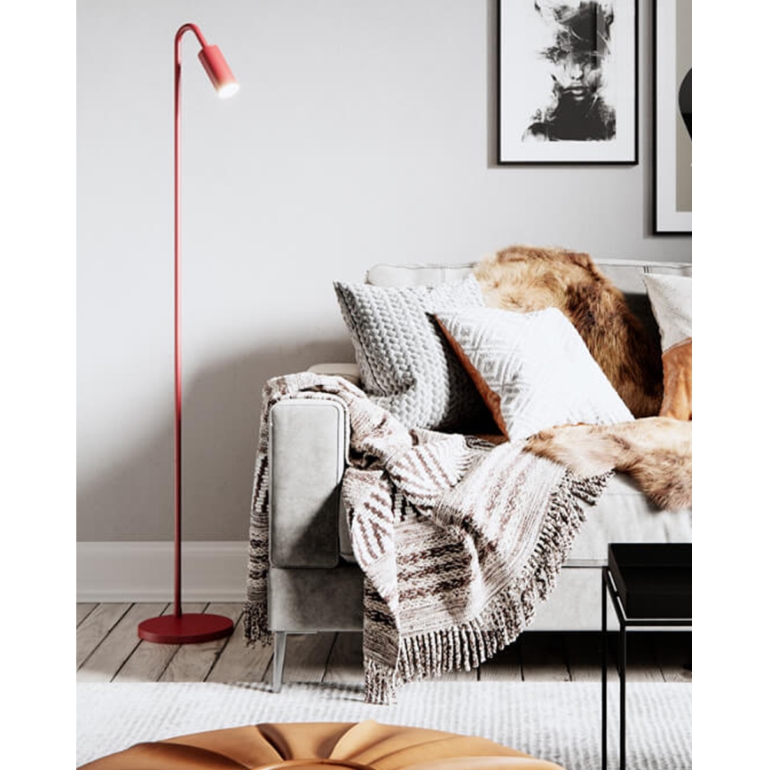 ByRydens - Podna lampa CURVE 1xGU10/7W/230V crvena