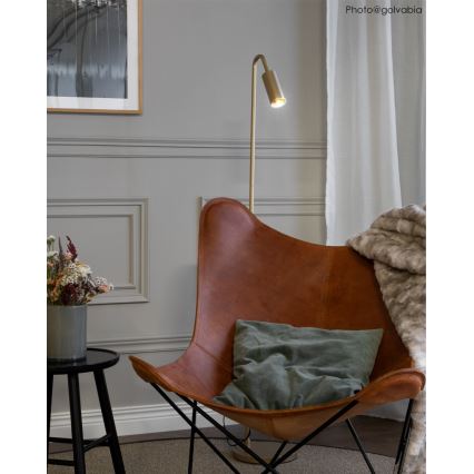 ByRydens - Podna lampa CURVE 1xGU10/7W/230V zlatna