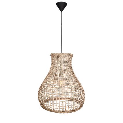 ByRydens - Luster na sajli SEAGRASS 1xE27/8W/230V bež, prečnik 49 cm
