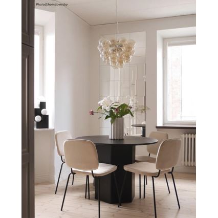 ByRydens - Luster na sajli GROSS 8xG9/4W/230V dimljena/braon prečnik 50 cm