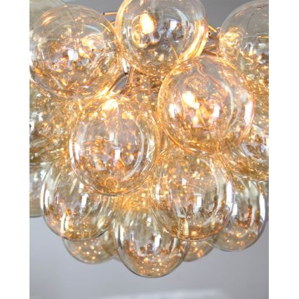 ByRydens - Luster na sajli GROSS 8xG9/4W/230V dimljena/braon prečnik 50 cm