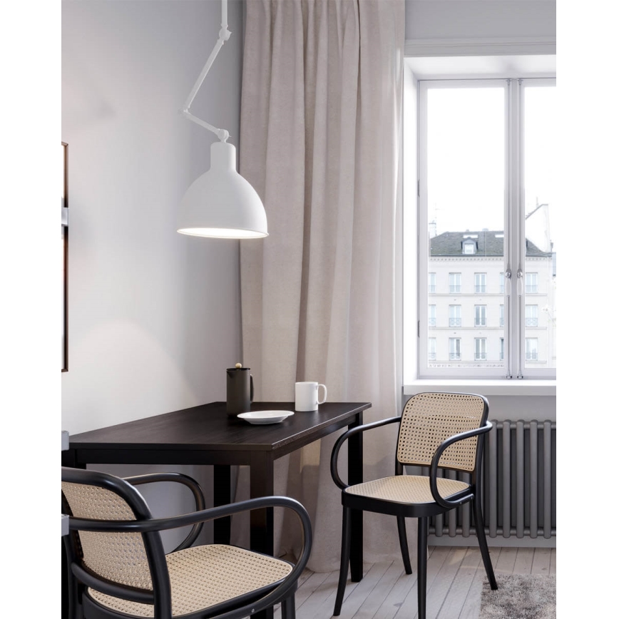 ByRydens - Luster na stalku BAZAR 1xE27/5W/230V bela