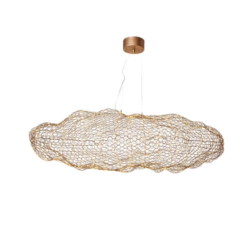 ByRydens - LED luster na sajli HAYDEN LED/15W/230V zlatna