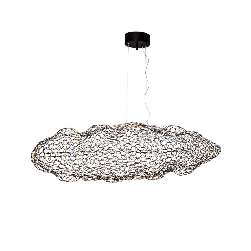 ByRydens - LED luster na sajli HAYDEN LED/20W/230V crna
