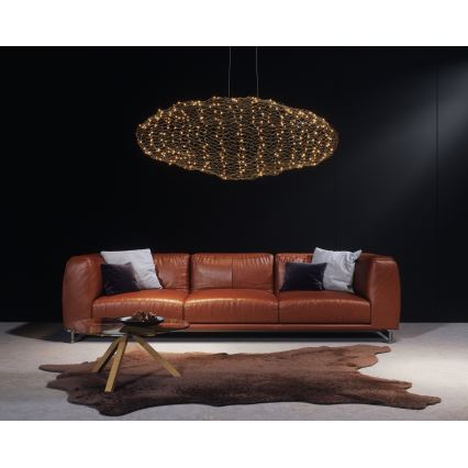 ByRydens - LED luster na sajli HAYDEN LED/20W/230V zlatni