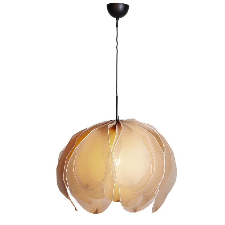 ByRydens - Luster na sajli LOU LOU 1xE27/5W/230V bež, prečnik 80 cm