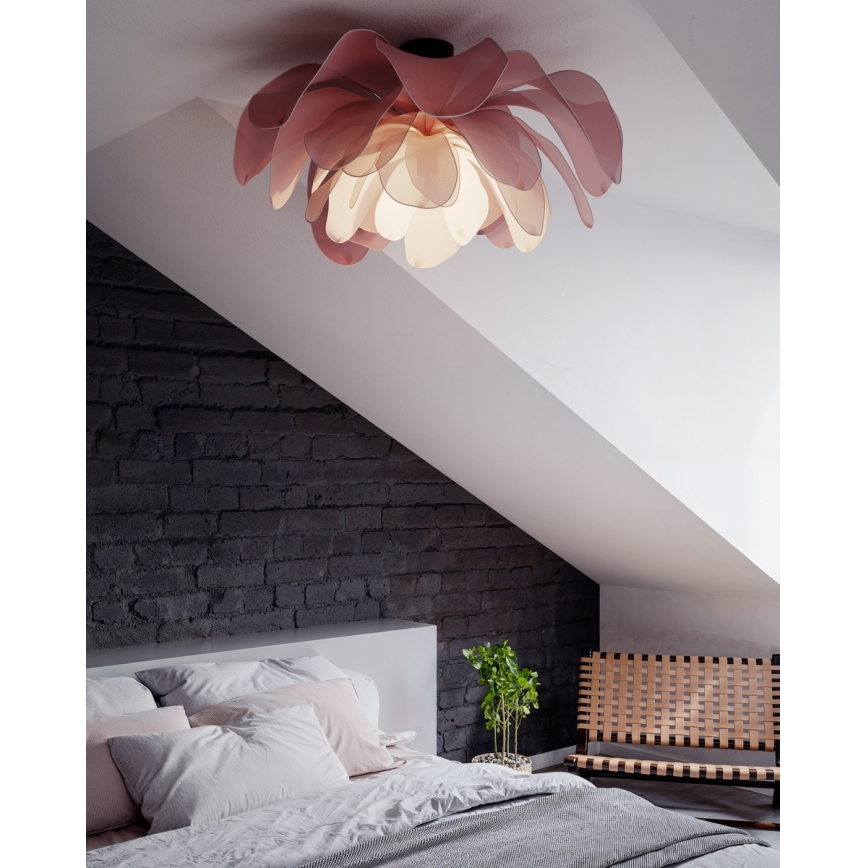 ByRydens - Prislonjeni luster LOU LOU 1xE27/8W/230V ružičasta