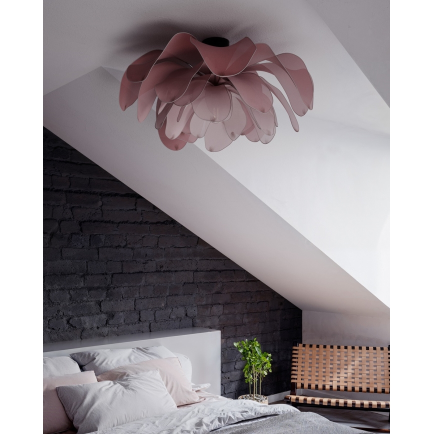 ByRydens - Prislonjeni luster LOU LOU 1xE27/8W/230V ružičasta