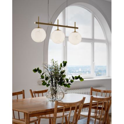 ByRydens - Luster na sajli BELLAGIO 3xE27/8W/230V