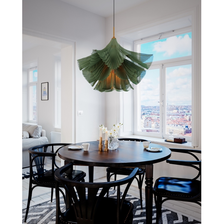 ByRydens - Luster na sajli JULIETTE 1xE27/8W/230V zelena