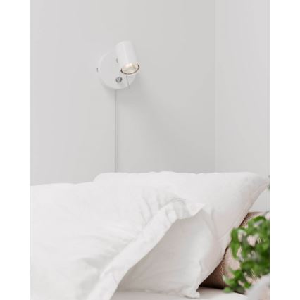 ByRydens - Prigušiva zidna spot svetiljka CORRECT 1xGU10/7W/230V bela