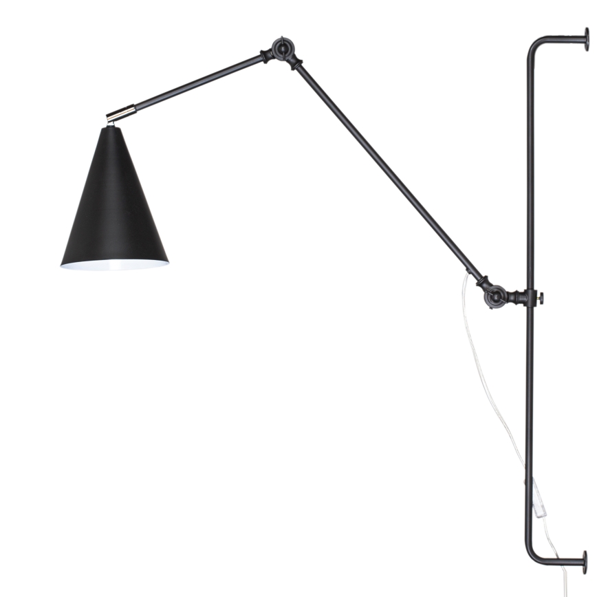 ByRydens - Zidna svetiljka YUKON 1xE27/5W/230V crna