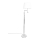 ByRydens - LED stojeća lampa ORLANDO 1xE27/5W/230V + LED/3W bela/sjajni hrom, prečnik 36 cm