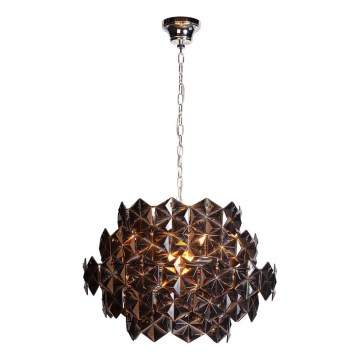 ByRydens - Luster na lancu MONARQUE MINI 3xE14/8W/230V crne boje