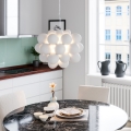 ByRydens - Luster na sajli GROSS 8xG9/4W/230V bela prečnik 50 cm