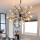 ByRydens - Luster na sajli HEROES 24xE27/5W/230V crni prečnik 80 cm