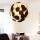 ByRydens - Luster na sajli PLANET 4xE14/5W/230V crna/zlatna pr. 50 cm